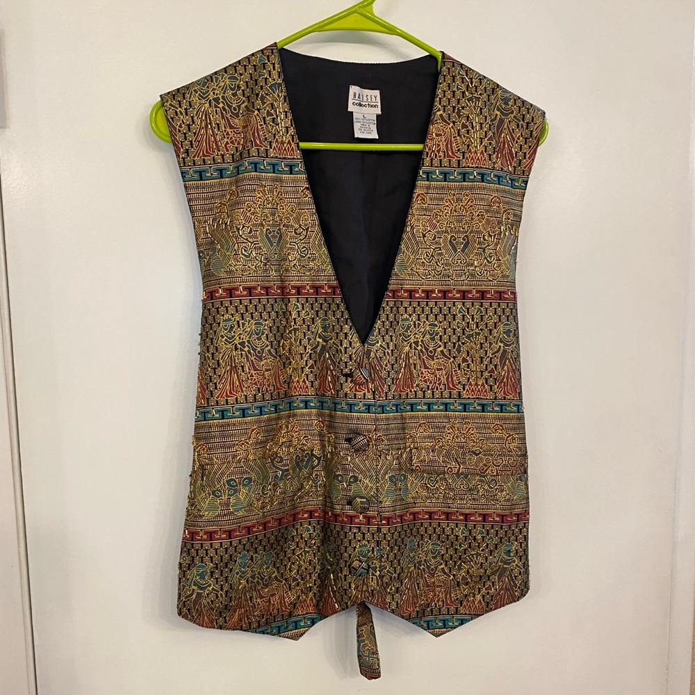 Men’s Embroidered Egyptian Vest
